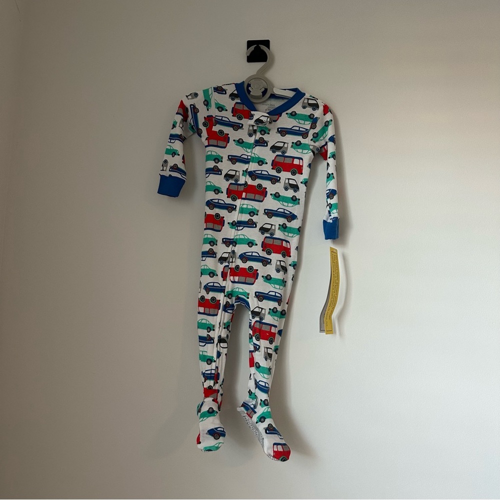 Carters Car Print Baby Footie